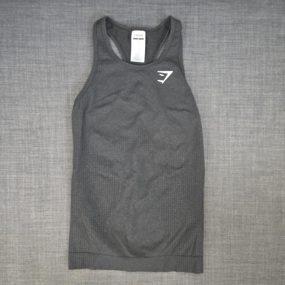 Gymshark VITAL Seamless Charcoal Tank Top